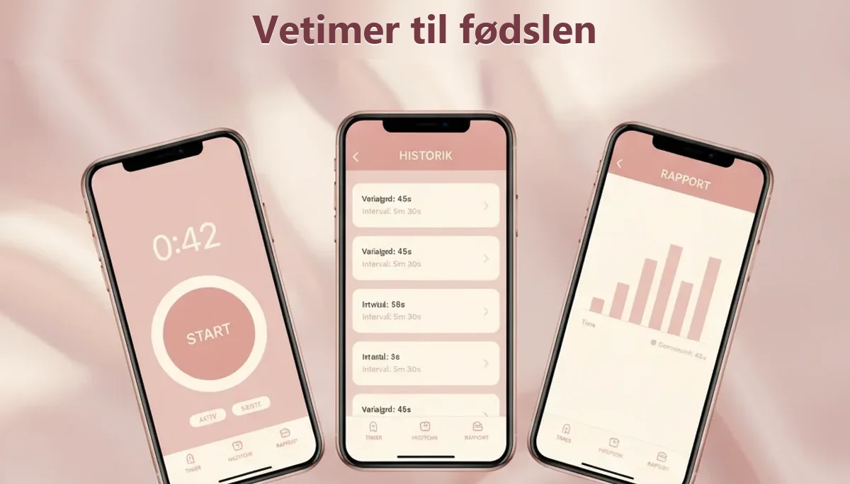 Vetimer på mobil og Apple Watch til timing af veer