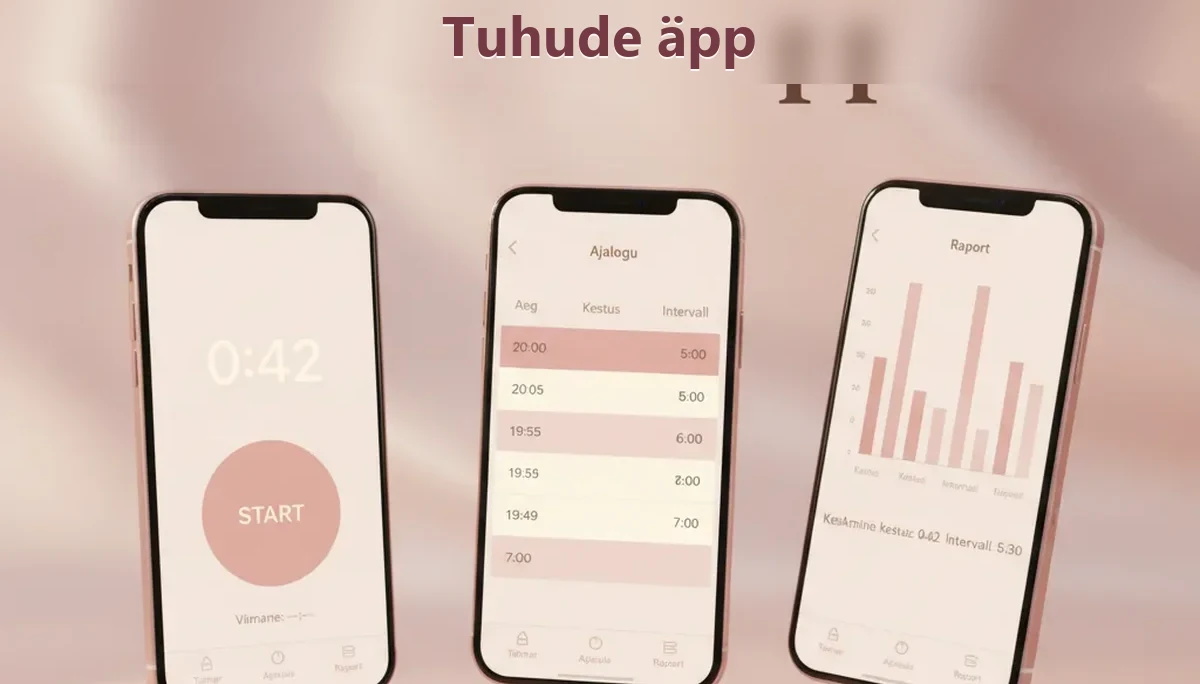 Tuhude äpp sünnitustuhude kestuse ja vahede mõõtmiseks