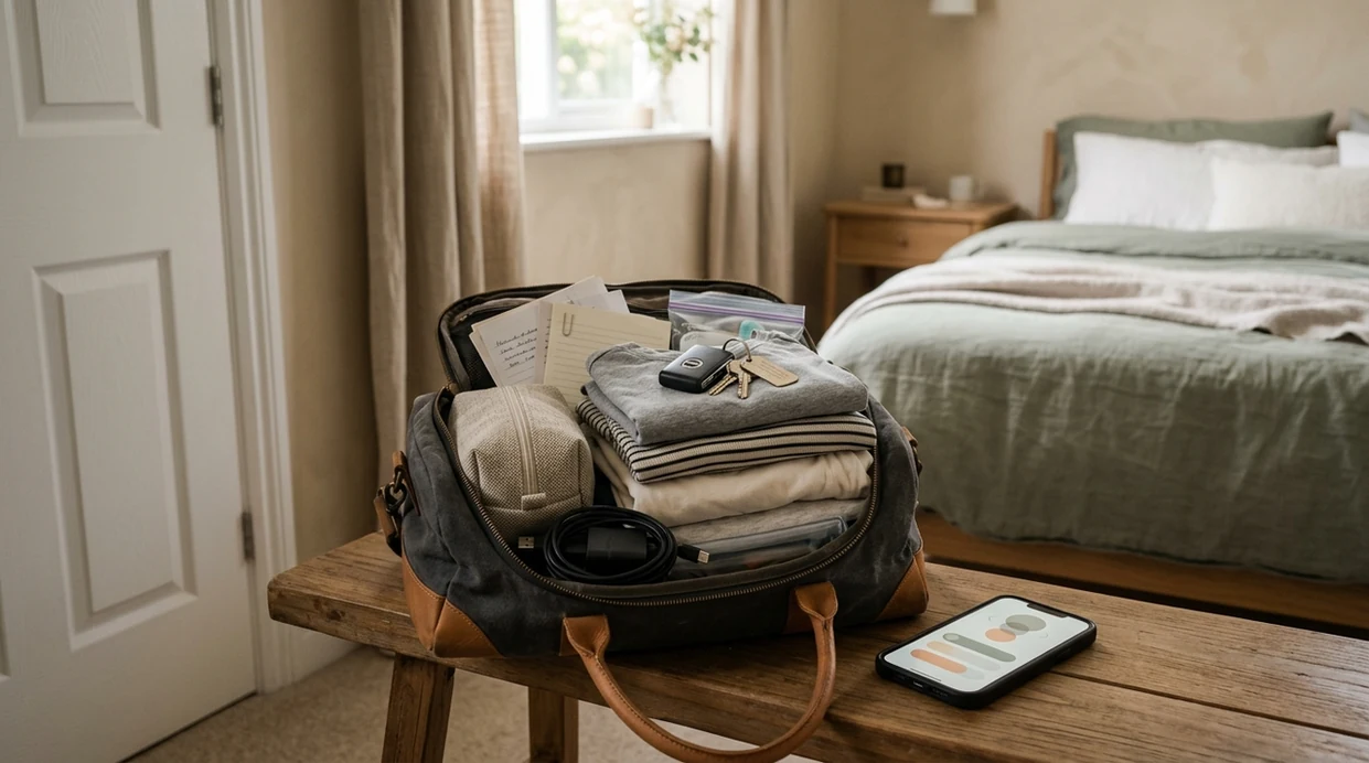 hospital bag when contractions start