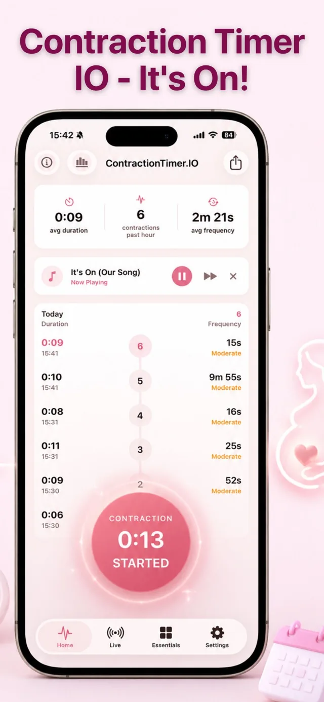 Contraction Timer IO contraction timer