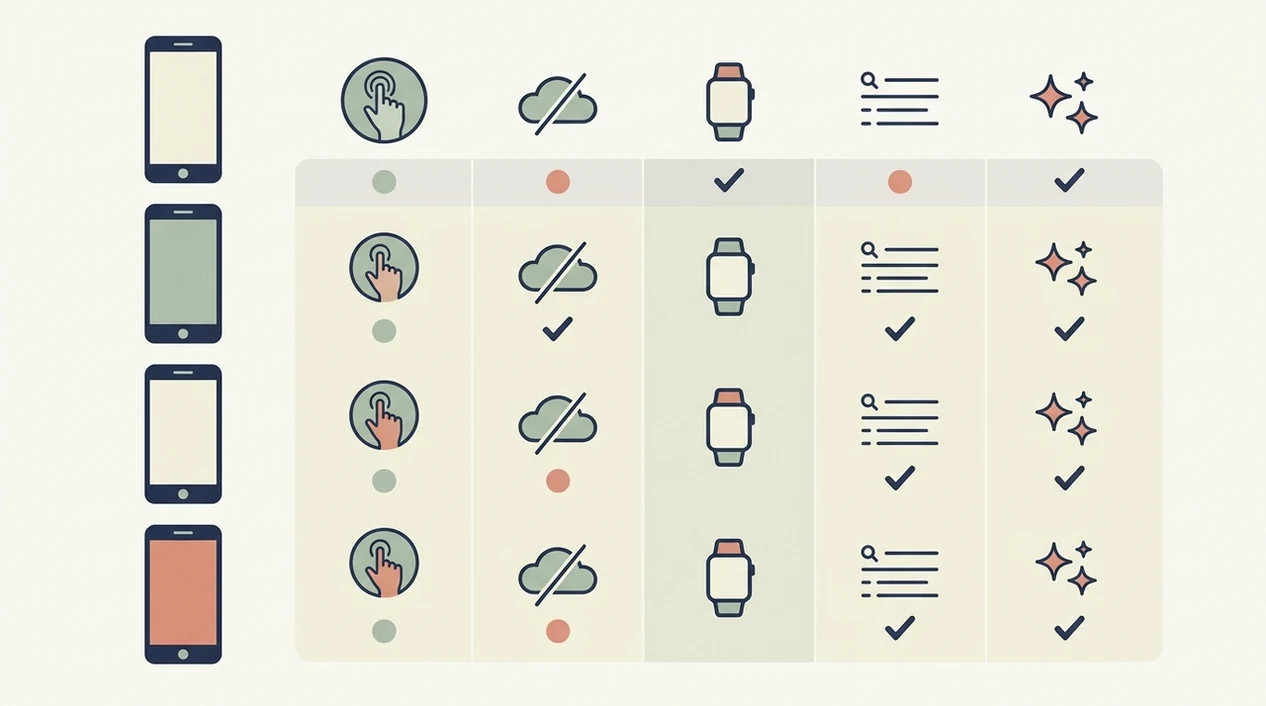 iphone contraction app comparison at a glance comparison