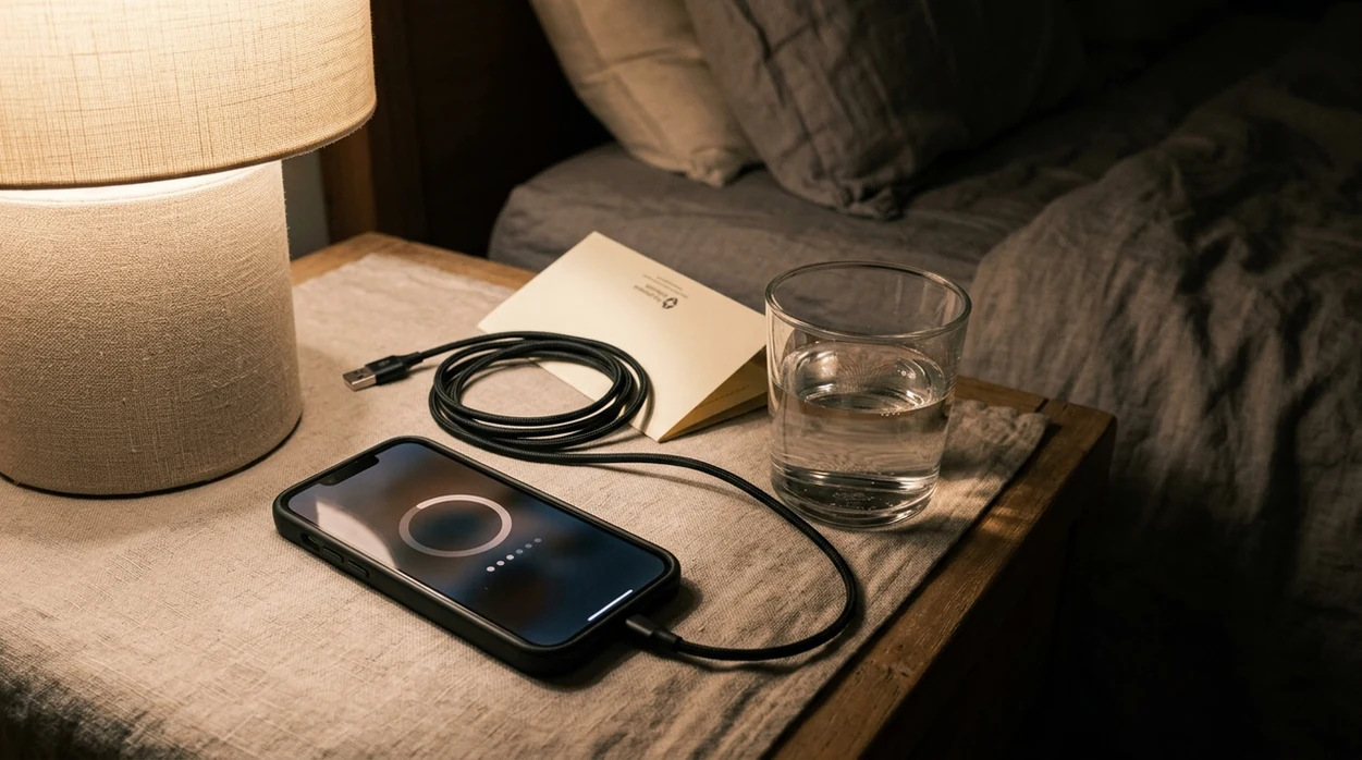 iphone contraction timing nightstand