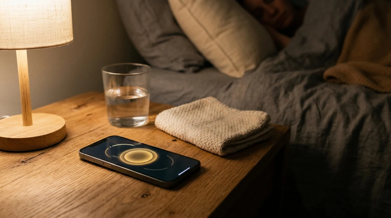 simple contraction counter nightstand