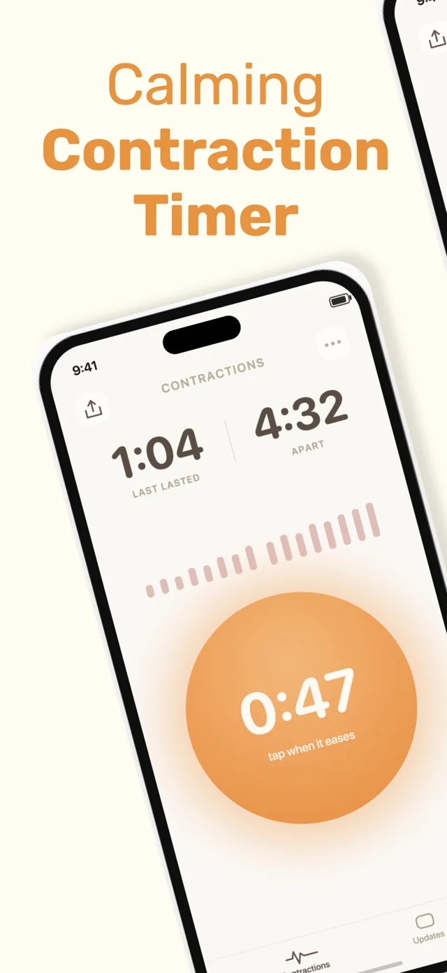 Tide Contraction App contraction timer